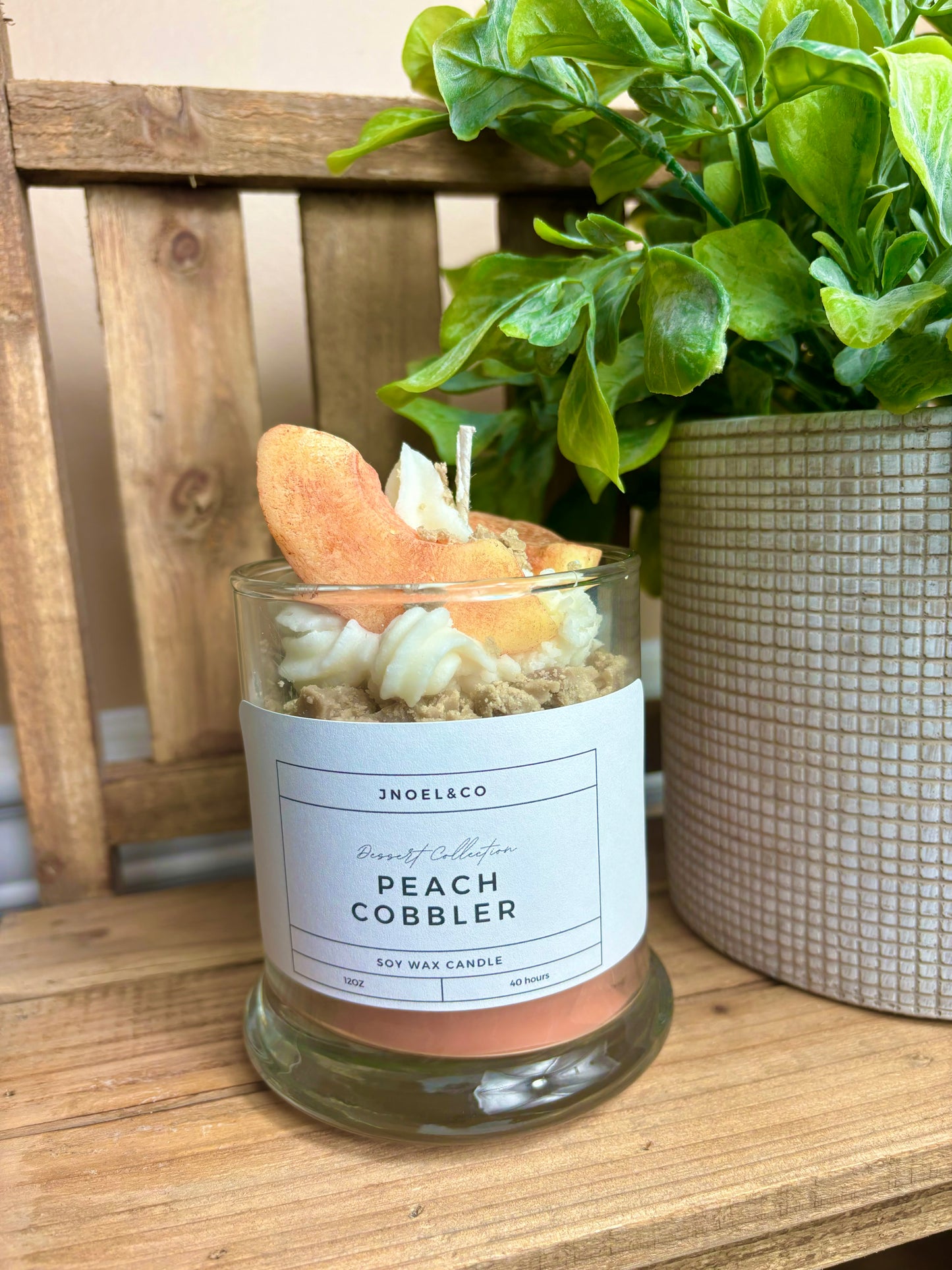 Peach cobbler
