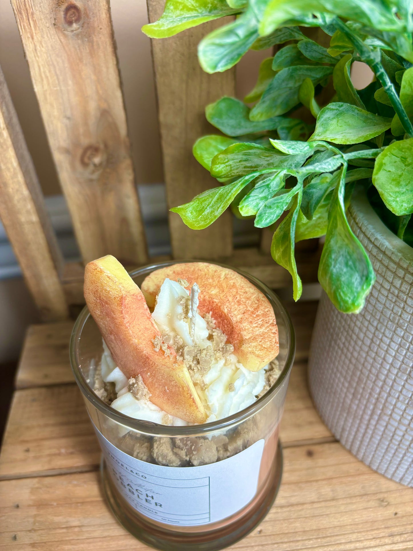 Peach cobbler